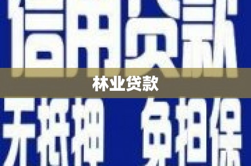 安岳林业贷款