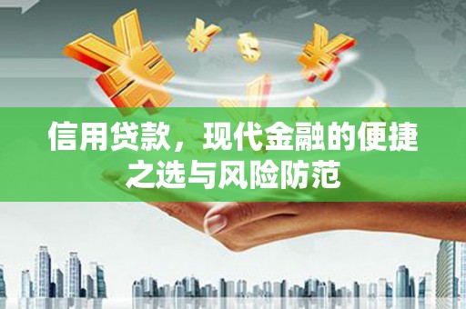 安岳信用贷款，现代金融的便捷之选与风险防范