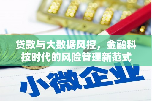 安岳贷款与大数据风控，金融科技时代的风险管理新范式