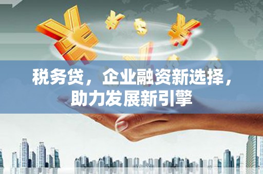 安岳税务贷，企业融资新选择，助力发展新引擎