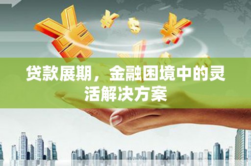 安岳贷款展期，金融困境中的灵活解决方案