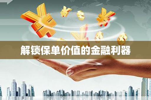安岳解锁保单价值的金融利器