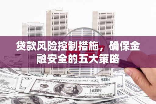 安岳贷款风险控制措施，确保金融安全的五大策略