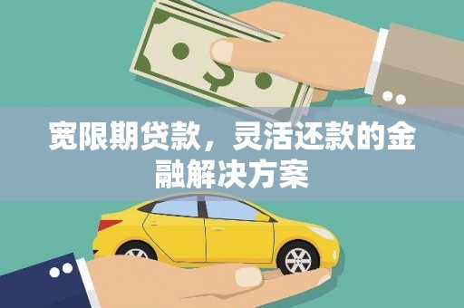 安岳宽限期贷款，灵活还款的金融解决方案