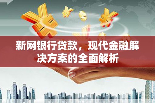 安岳新网银行贷款，现代金融解决方案的全面解析