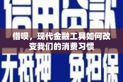 安岳借呗，现代金融工具如何改变我们的消费习惯