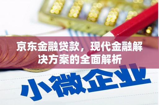 安岳京东金融贷款，现代金融解决方案的全面解析