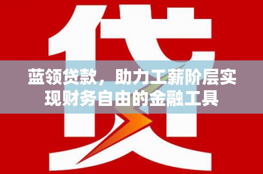 安岳蓝领贷款，助力工薪阶层实现财务自由的金融工具