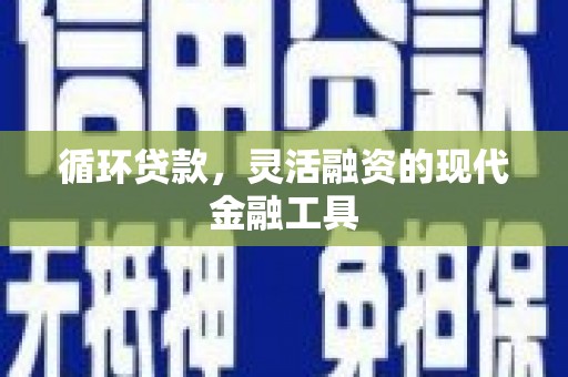 安岳循环贷款，灵活融资的现代金融工具