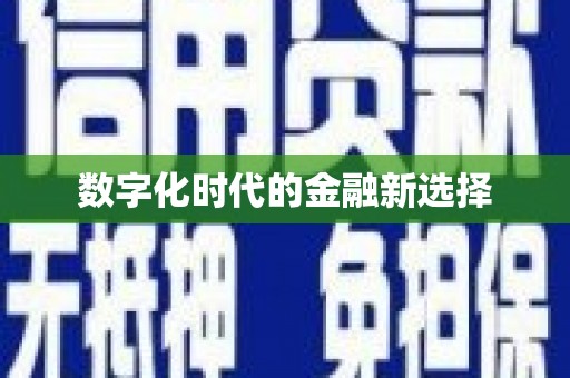 安岳数字化时代的金融新选择